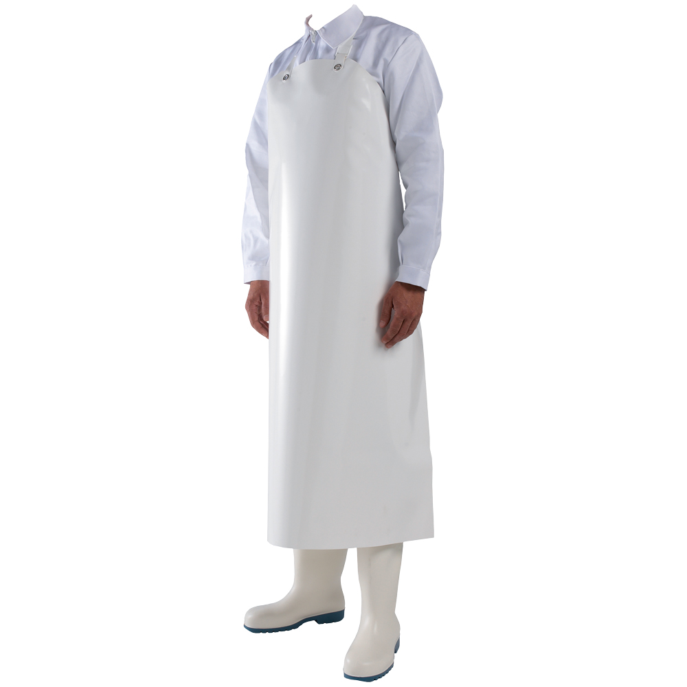 F-FELDTMANN-Workwear, Chemie-Schürze, Vinyl, *SIERRA*, weiß