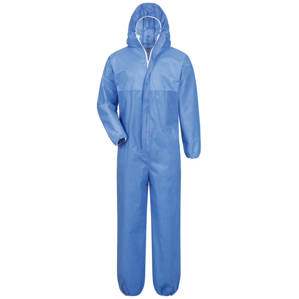 F-TECTOR-Einwegschutz, SMS, *Einweg-Overall, Schutzanzug, Einmal-Schutzoverall, TEGEL*, blau