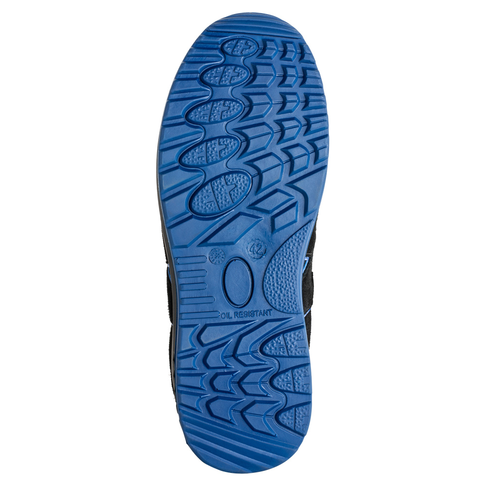 F-WIC-Fußschutz, Sicherheitshalbschuhe, *MARLOW*, schwarz/blau