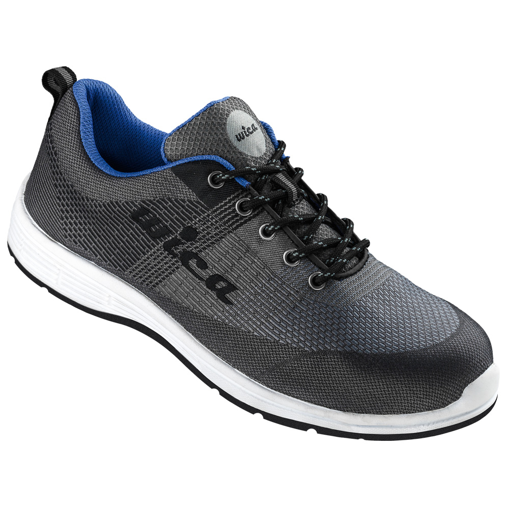 F-WIC-Fußschutz, Sicherheitshalbschuhe, *ODIEL*, grau/blau