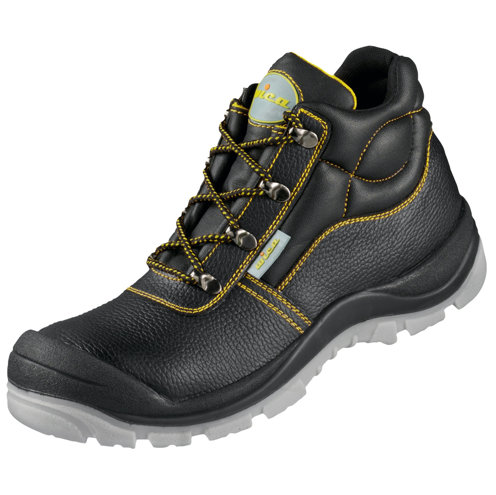 F-WIC-Fußschutz, Sicherheitsschnürstiefel, *VALENTIA ÜK*, schwarz/gelb abgesetzt
