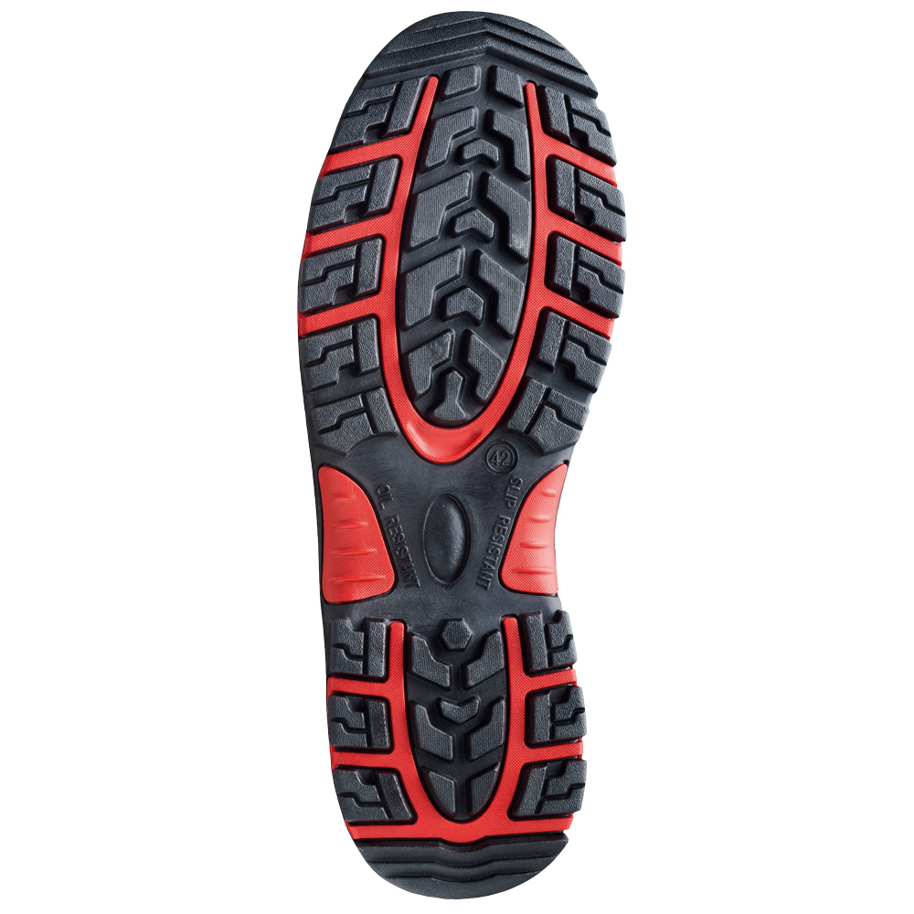 F-S3-CRAFTLAND-Fußschutz, Schweißer-Sicherheitsstiefel, *EISENACH ÜK*, schwarz/rot abgesetzt