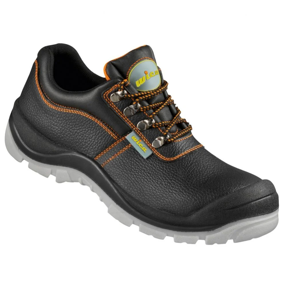 F-S3-WICA-Fußschutz, Sicherheitshalbschuhe, *RAGUSA ÜK*, schwarz/orange abgesetzt