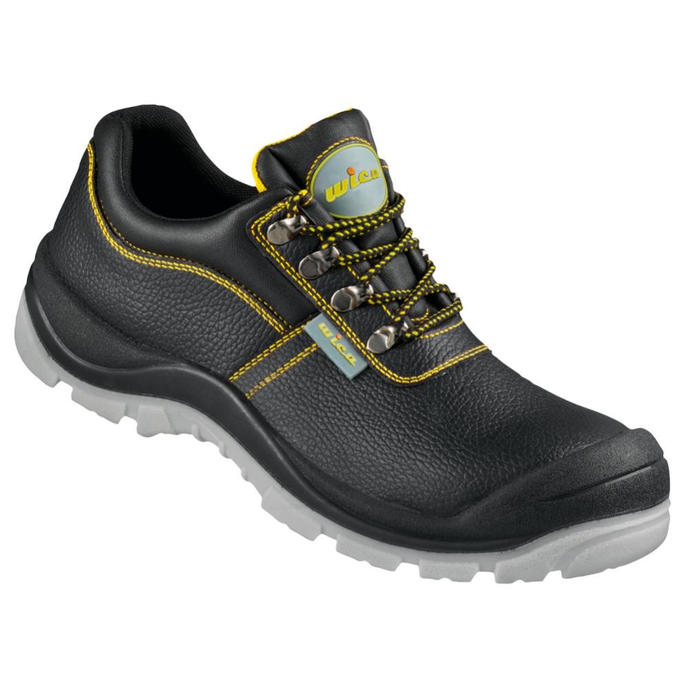 F-WIC-Fußschutz, Sicherheitshalbschuhe, *LAGO ÜK*, schwarz/gelb abgesetzt
