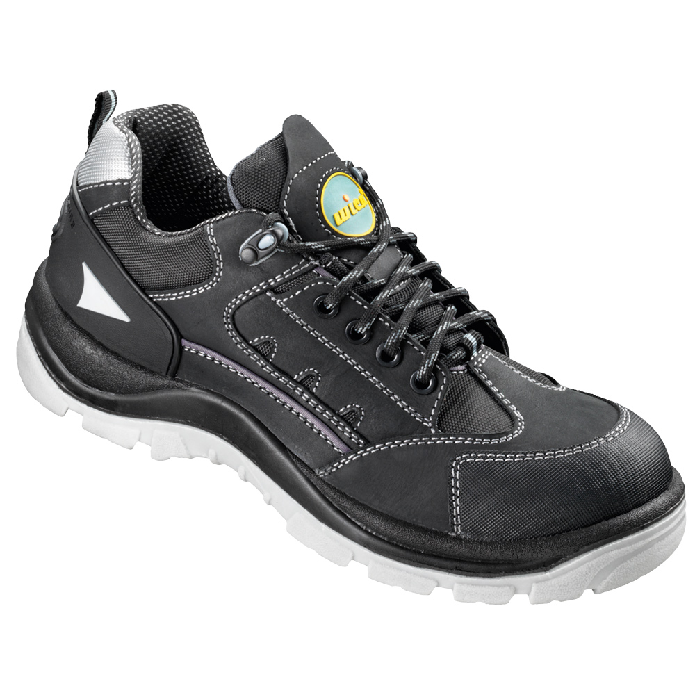F-WIC-Fußschutz, Sicherheitshalbschuhe, *CESARO*, schwarz/silber abgesetzt