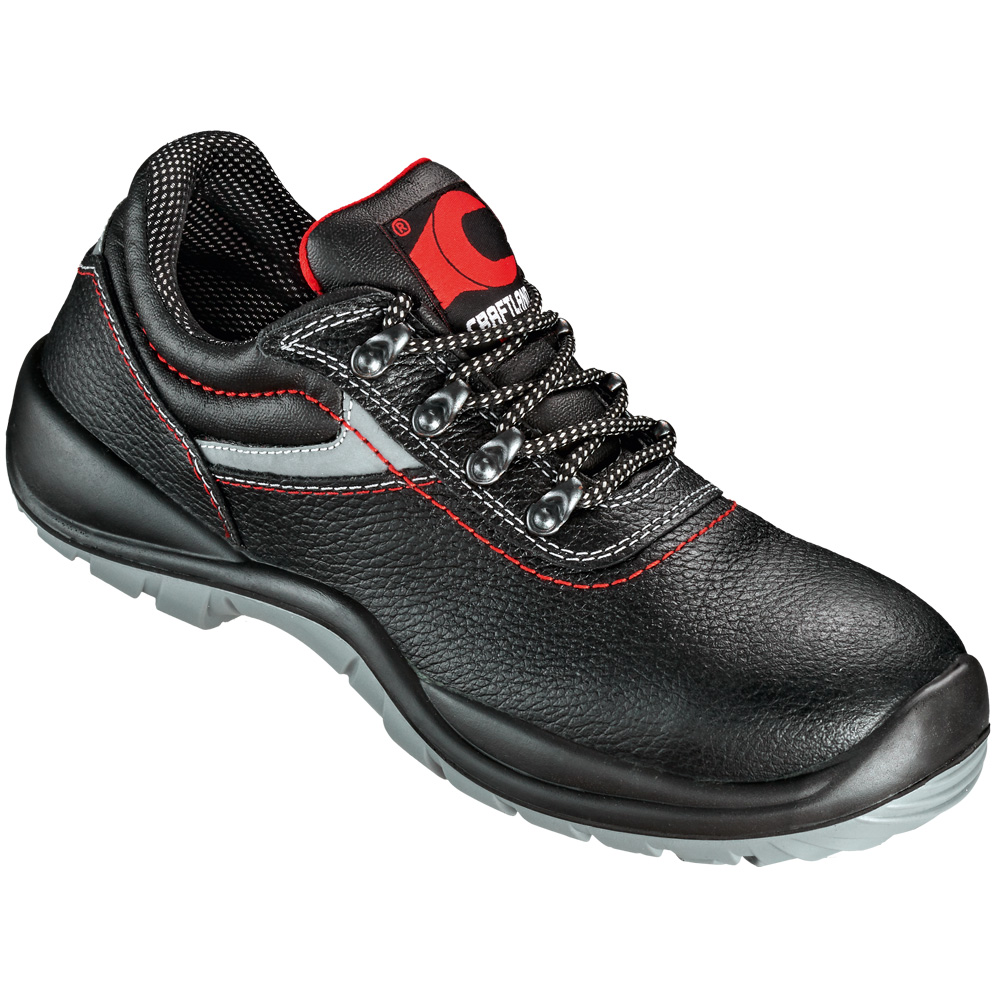 F-S3-CRAFTLAND-Fußschutz, Sicherheitshalbschuhe, *BERGEDORF NUOVO ÜK*, schwarz