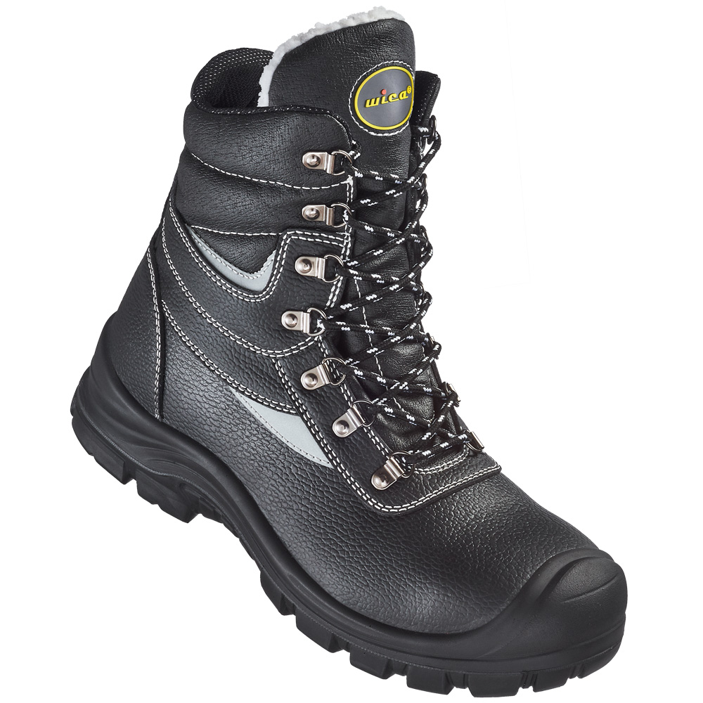 F-WIC-Fußschutz, Sicherheits-Winterschnürstiefel, *COSWIG ÜK*, schwarz