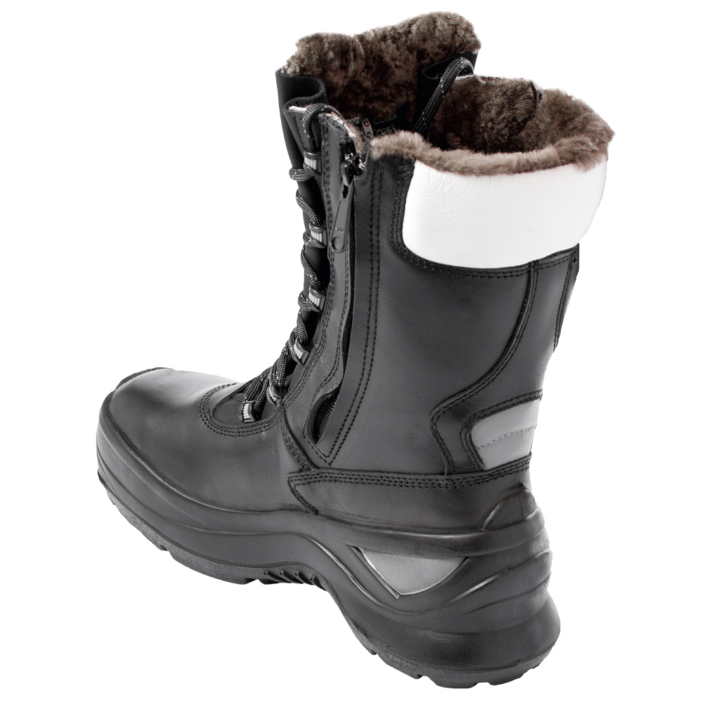 F-S3-LAVORO-Fußschutz, Winter-Sicherheitsschnürstiefel, *NORDMEER*, schwarz