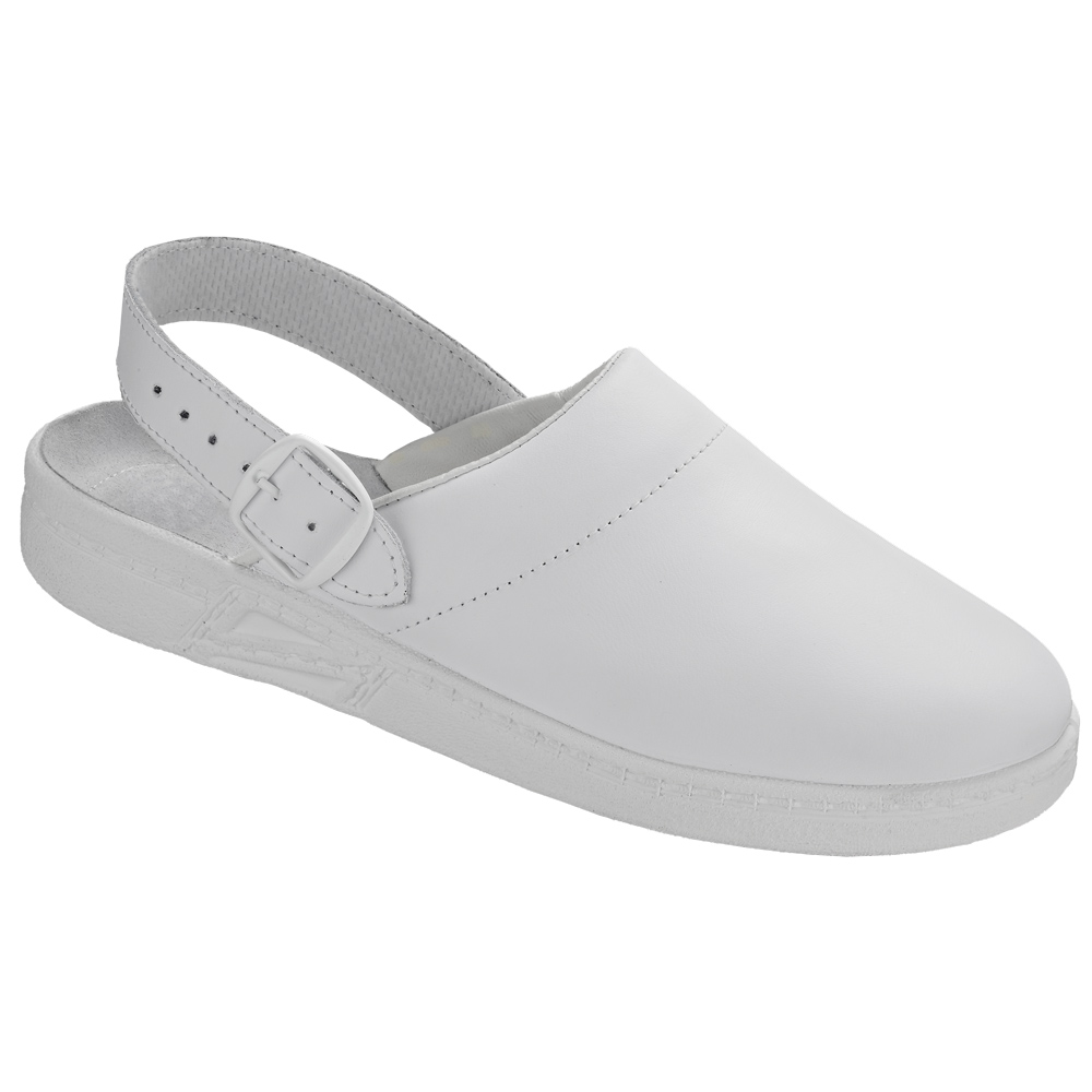 F-WIC-Fußschutz, Clogs, *LARI*, weiß