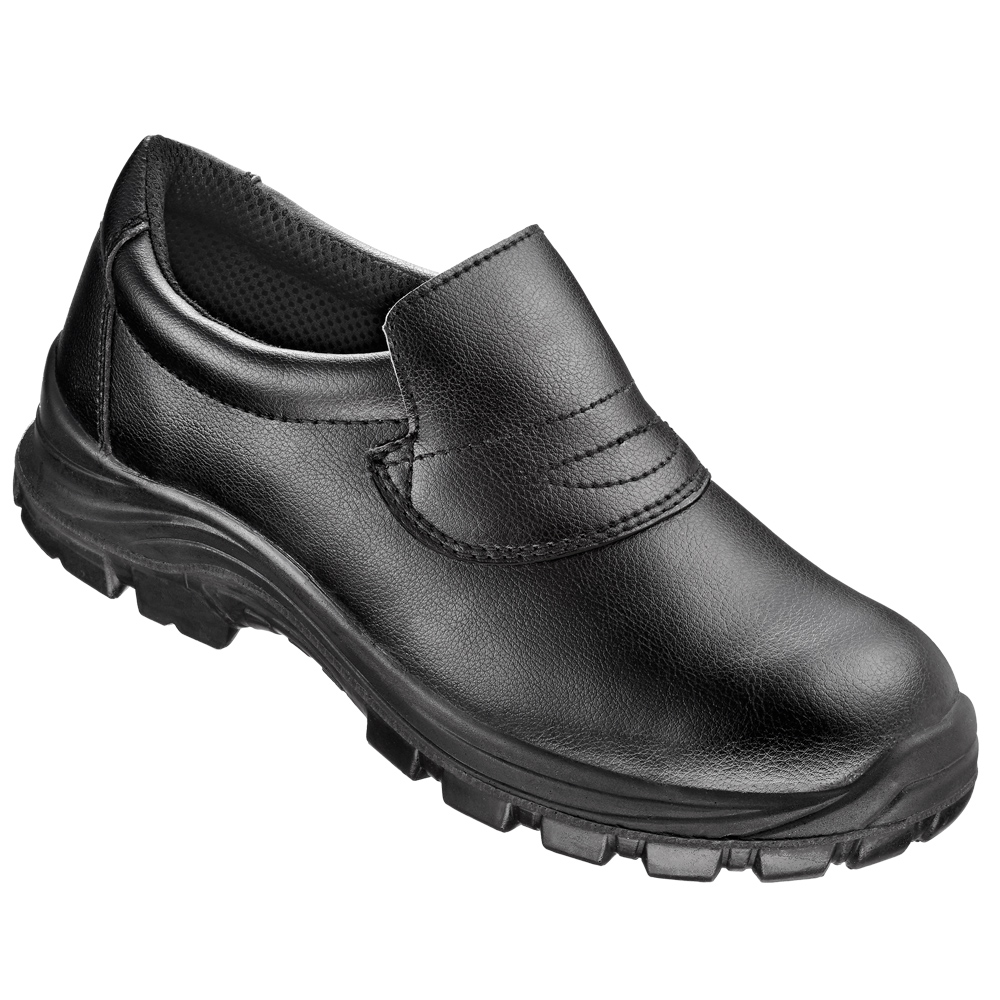 F-S2-Feldtmann-Fußschutz, Sicherheitsslipper, *ATELLA*, schwarz