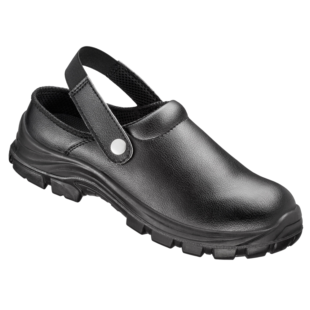 F-Feldtmann-Fußschutz, Clogs, *SERINO*, schwarz