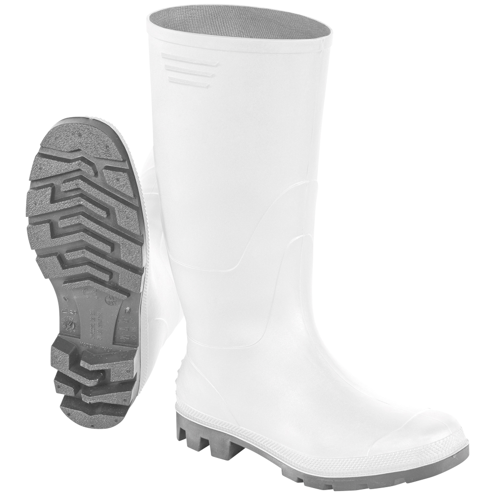 F-EUROMAX-Fußschutz, PVC/NITRIL-Stiefel,  Gummistiefel, *METZGER*, weiß