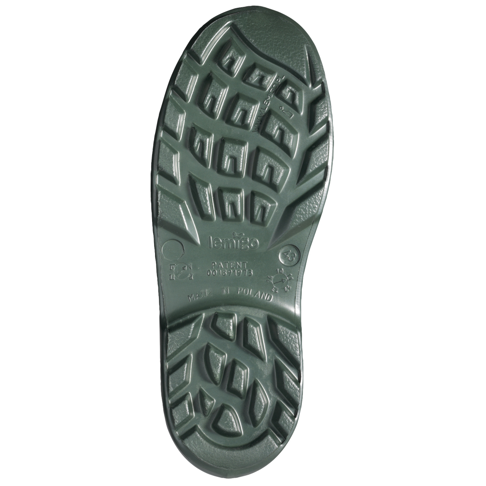 F-LEMIGO-Fußschutz, Stiefel, Gummistiefel, *GRÖNLAND*, grün
