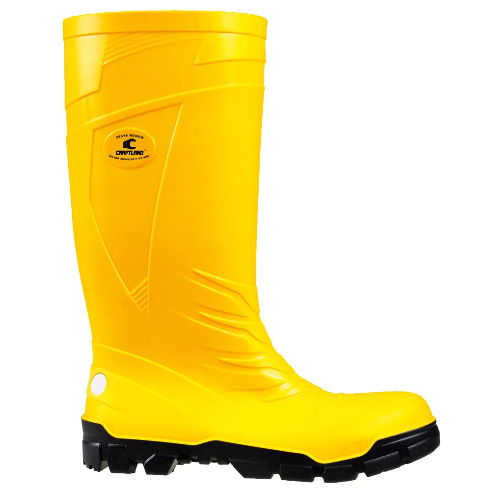 F-S5-CRAFTLAND-Fußschutz, PVC/Nitril-Stiefel, *RONCO*, gelb