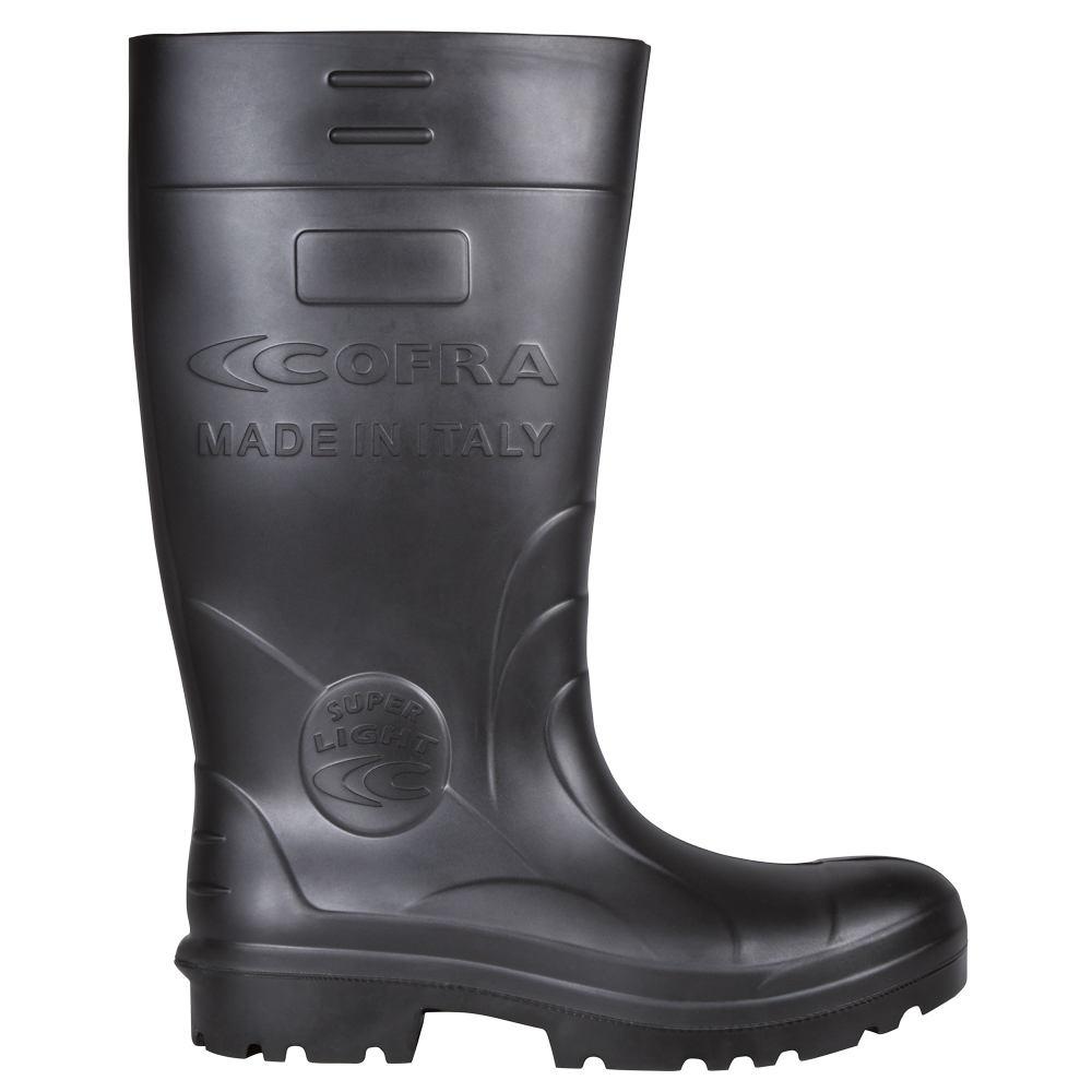F-S5-COFRA-Fußschutz, PU-Stiefel, Gummistiefel, *TARANTO*, schwarz