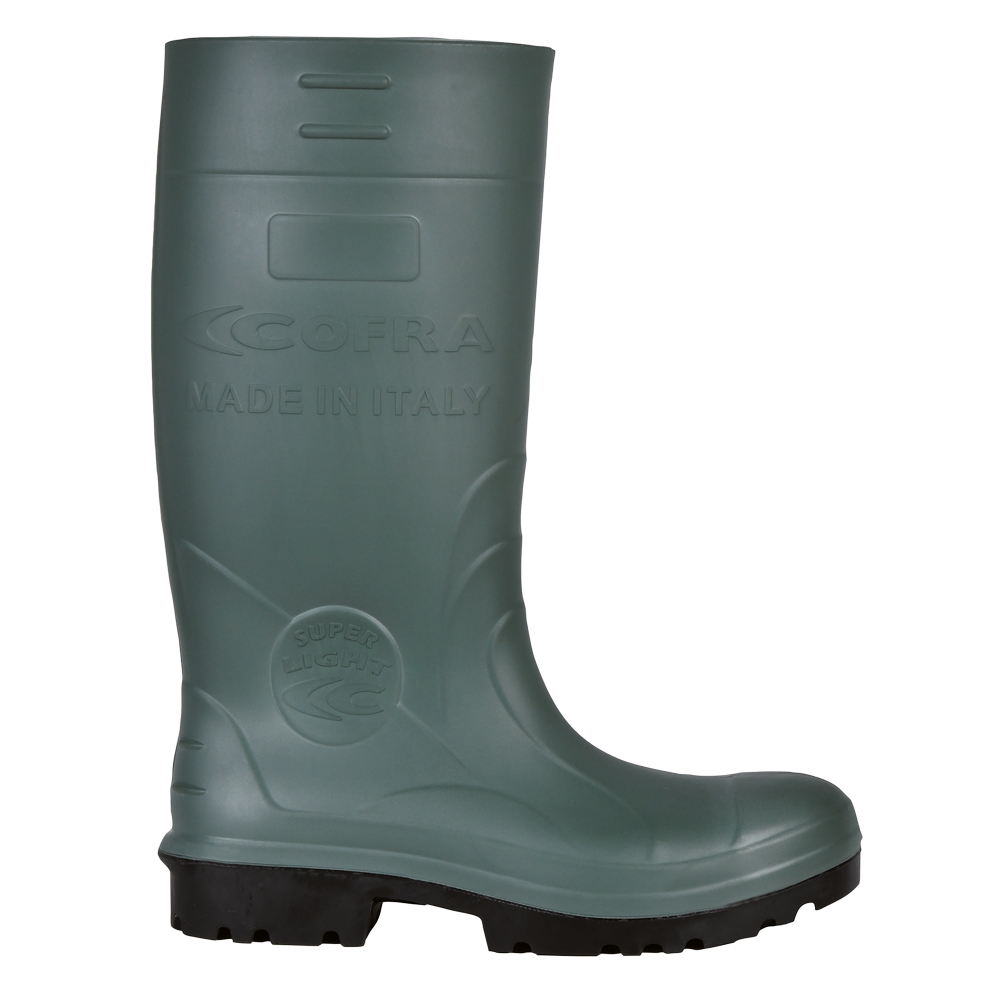 F-S5-COFRA--Fußschutz, PU-Stiefel, Gummistiefel, *REGGIO*, grün