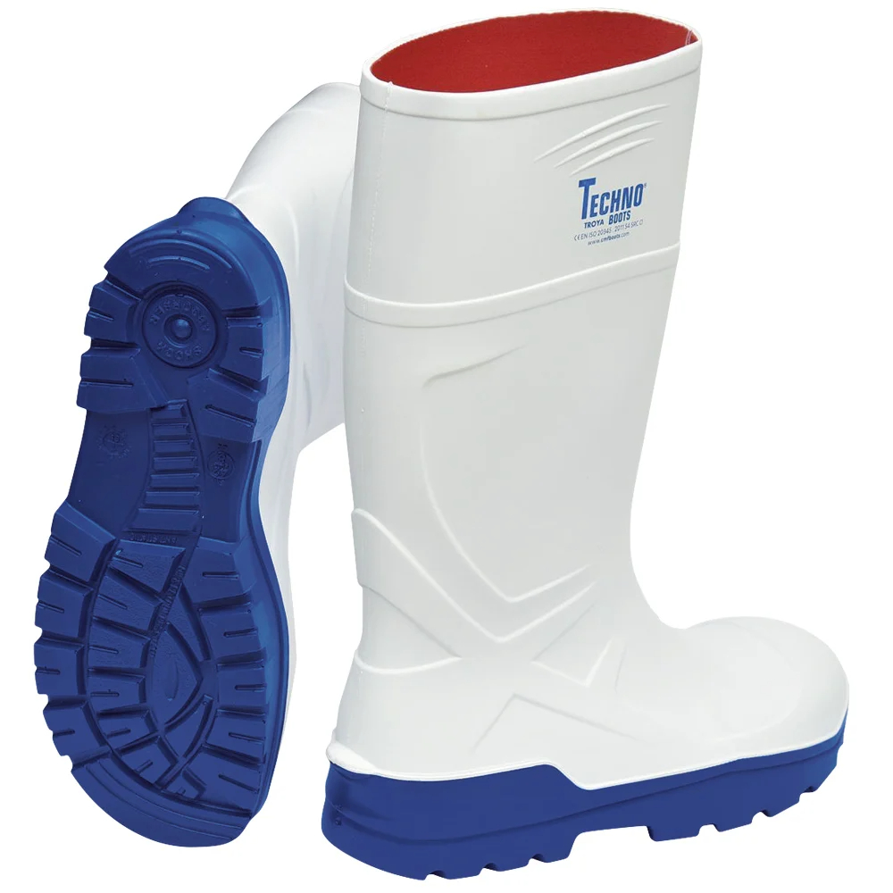 F-S4-Feldtmann-Fußschutz, PU-Stiefel, Gummistiefel, *VITAN*, weiß