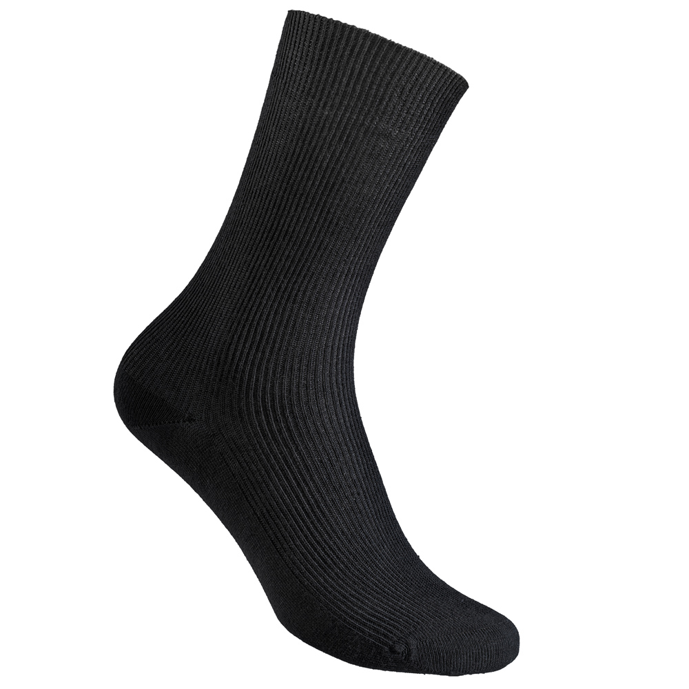 F-FELDTMANN-Workwear, Baumwollsocken, *KLECKEN*, schwarz