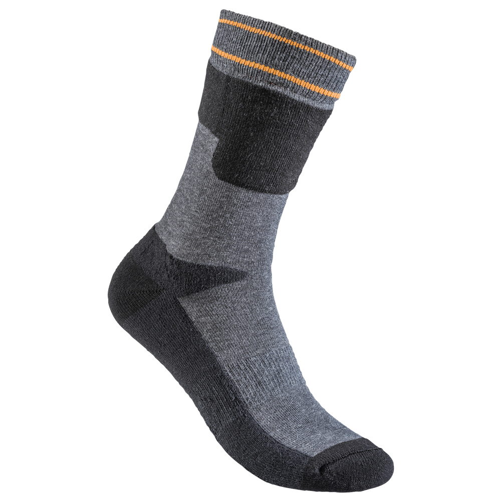 F-FELDTMANN-Workwear, Funktionssocken, *DIBBERSEN*, schwarz/grau