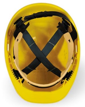 F-Kopfschutz-Helm, Schutzhelm BAU gelb