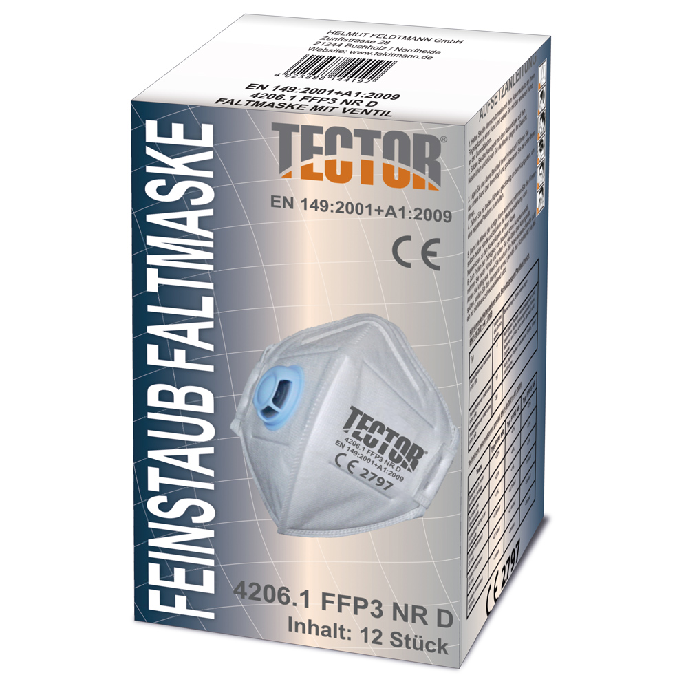 F-Feinstaub-Faltmaske, *P3* TECTOR