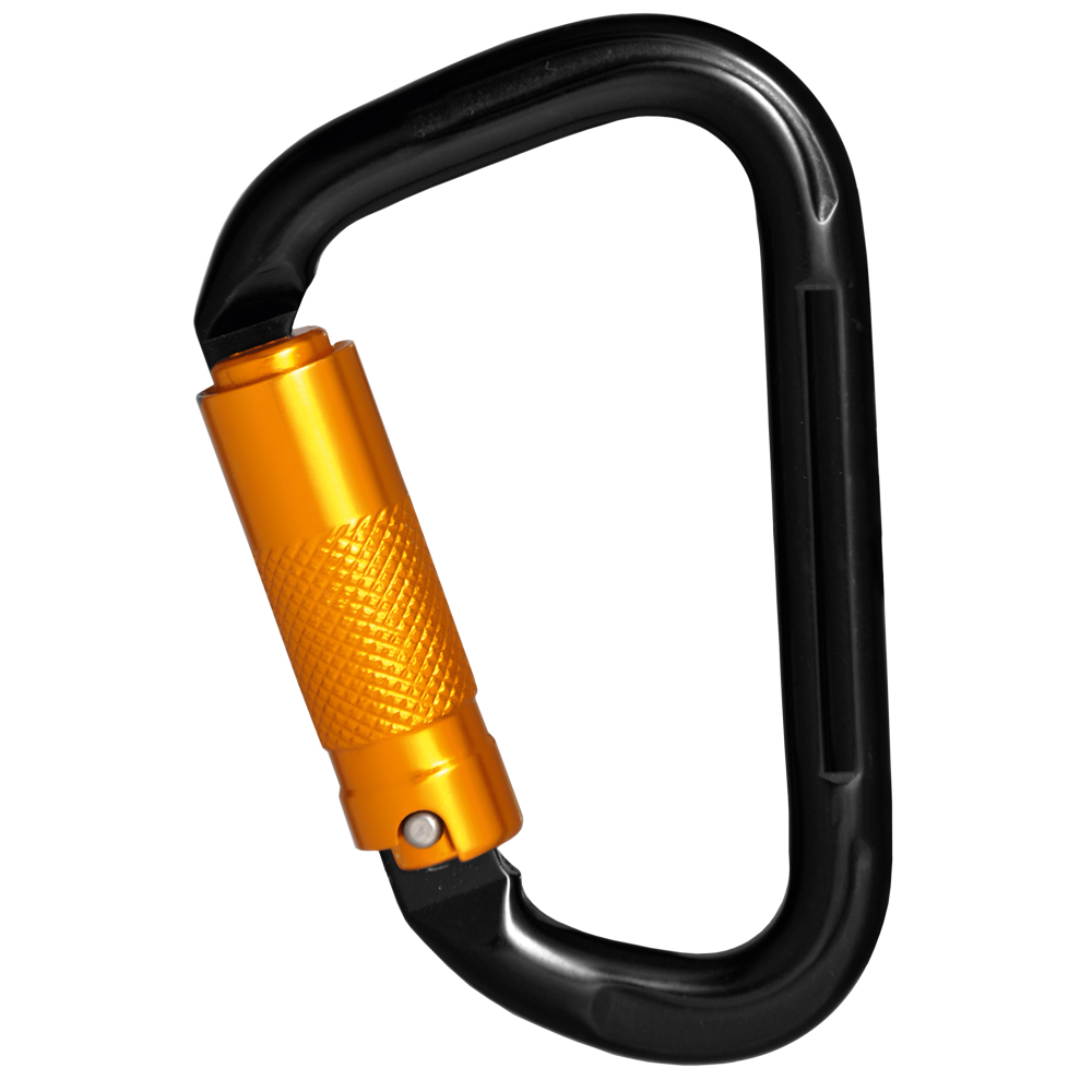 F-KRATOS-Betriebsbedarf, Aluminium Karabiner, mit Keylock
