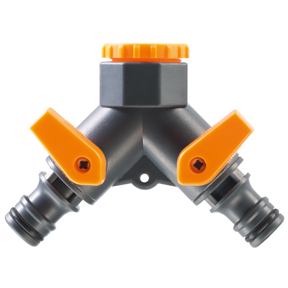 F-Feldtmann-Betriebsbedarf, 2-Wege- Verteiler, Kunststoff