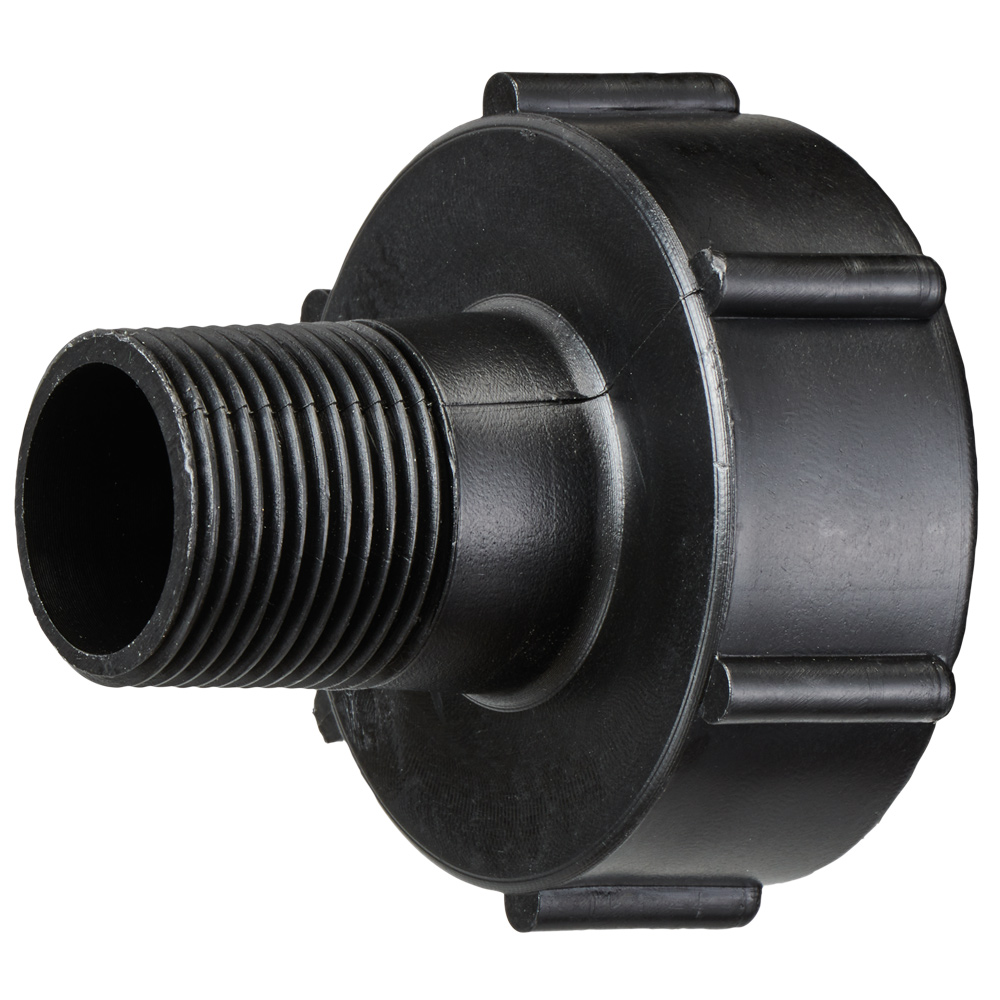 F-EVERTEC-Betriebsbedarf, IBC Adapter S60x6 mit Aussengewinde, 1