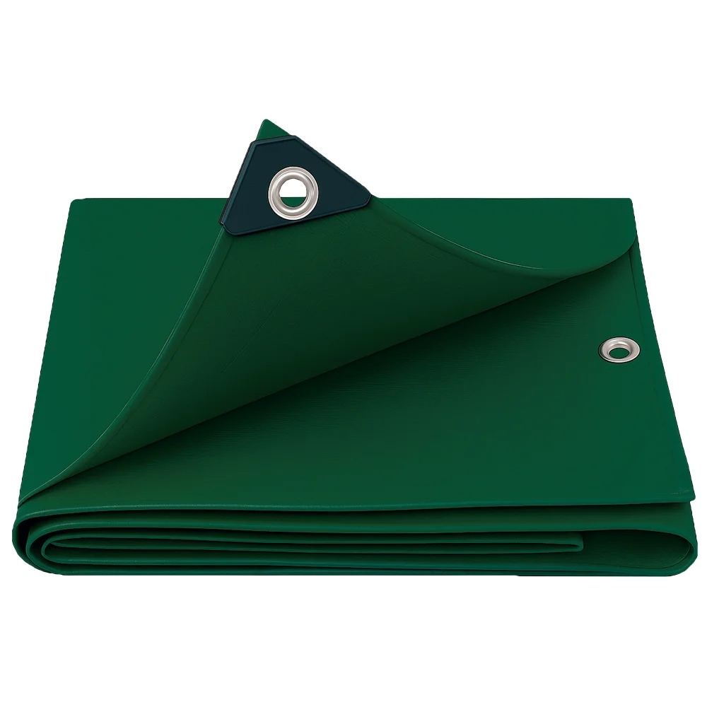 F-Feldtmann-Betriebsbedarf, PE-Gewebeplane, mit Aluminium Ösen, 90g/m², grün