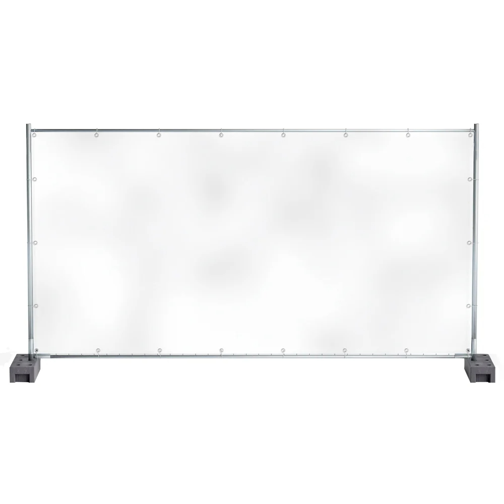 F-Feldtmann-Betriebsbedarf, PE-Bauzaunplane, mit Aluminium Ösen, 150g/m², weiß