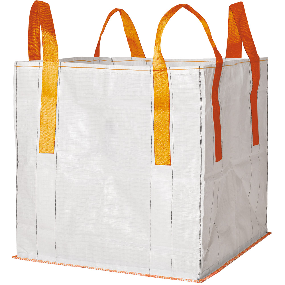 F-Feldtmann-Betriebsbedarf, Big-Bag, oben offen 90 x 90 x 90 cm, 4 Cross-Corner Schlaufen, Tragkraft: 1500 KG