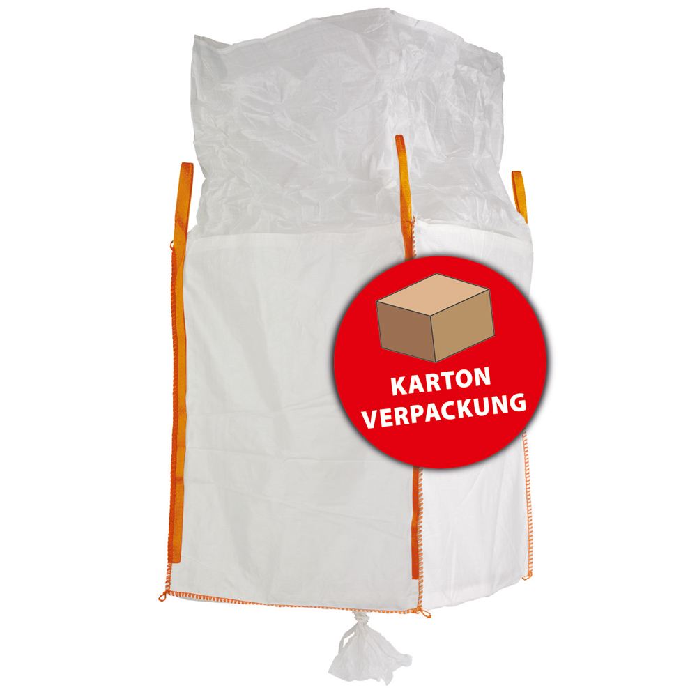 F-Feldtmann-Betriebsbedarf, Karton Big-Bag, unbeschichtet, mit Schürze und Auslaufstutzen, TRAGKRAFT: 1.000 KG