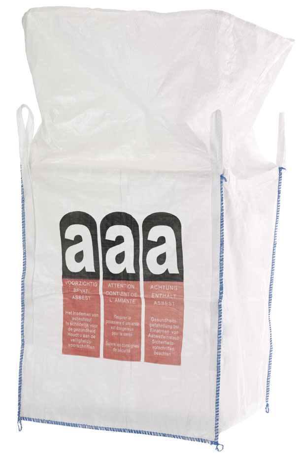 F-Big-Bag, für Asbest, bechichtet, mit Schürze, TRAGKRAFT: 1.000 KG
