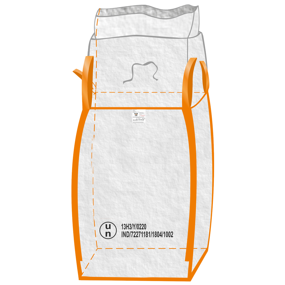 F-Feldtmann-Betriebsbedarf, Big-Bag, UN Gefahrgut, 13H3Y, SF 6:1, mit Inliner und Schürze, 90 x 90 x 110 cm, Tragkraft: 1000 KG