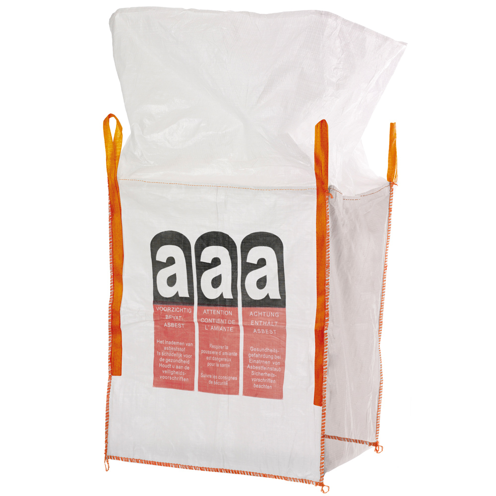F-Feldtmann-Betriebsbedarf, BIGBAG für Asbest, Transparent, 1000 kg