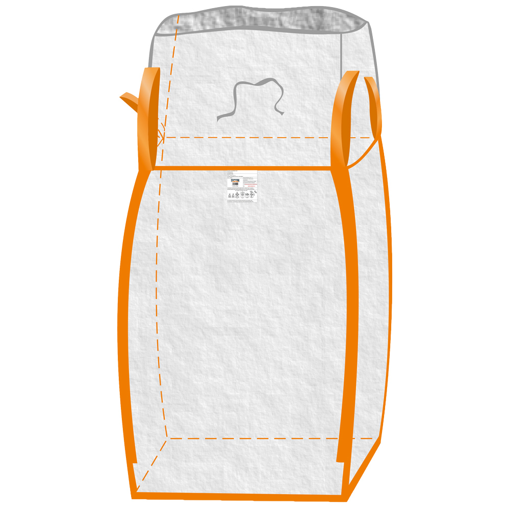 F-Feldtmann-Betriebsbedarf, Big-Bag, mit Schürze, 90 x 90 x 165 cm, 4 Schlaufen, Tragkraft: 1250 KG