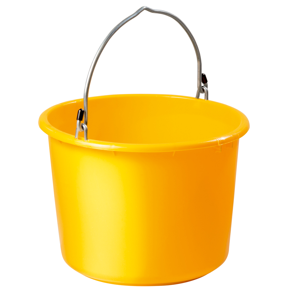 F-Feldtmann-Betriebsbedarf, Eimer, anschlagbar, TÜV/GS, 20 l, gelb