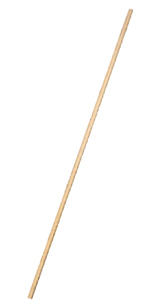 F-Besenstiel, Holz, 140 cm, 24 mm Durchmesser