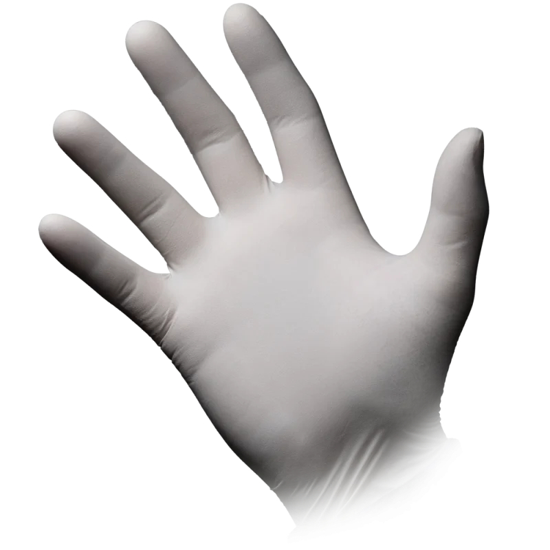 AMPRI-Einwegschutz, Einweg-Latex-Untersuchungshandschuhe, BASIC-TOUCH, puderfrei, unsteril, 240 mm lang, VE = Pkg. á 100 Stück, hell-beige
