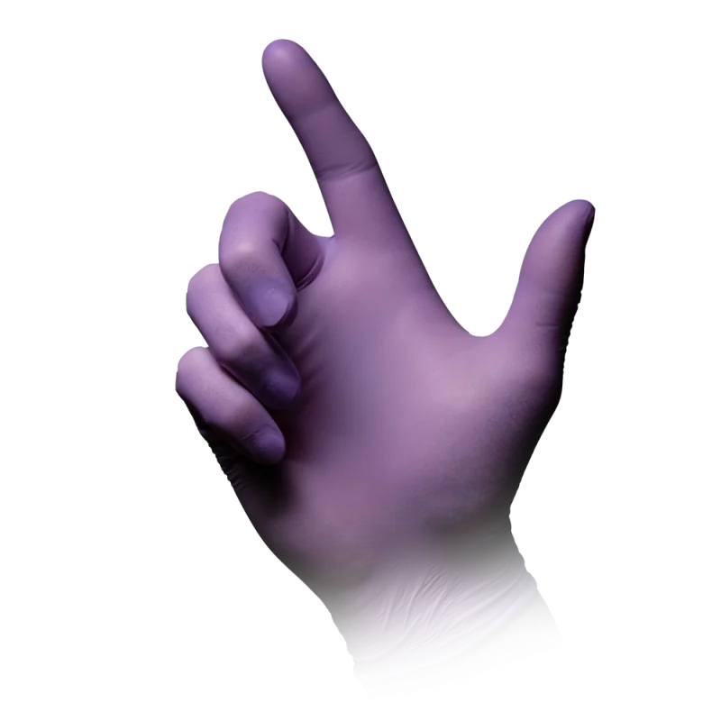 AMPRI-Einwegschutz, Einweg-Nitril-Untersuchungs-Handschuhe, Einmalhandschuhe, STYLE BERRY, puderfrei, lila, VE = 10 Pkg. á 100 Stück