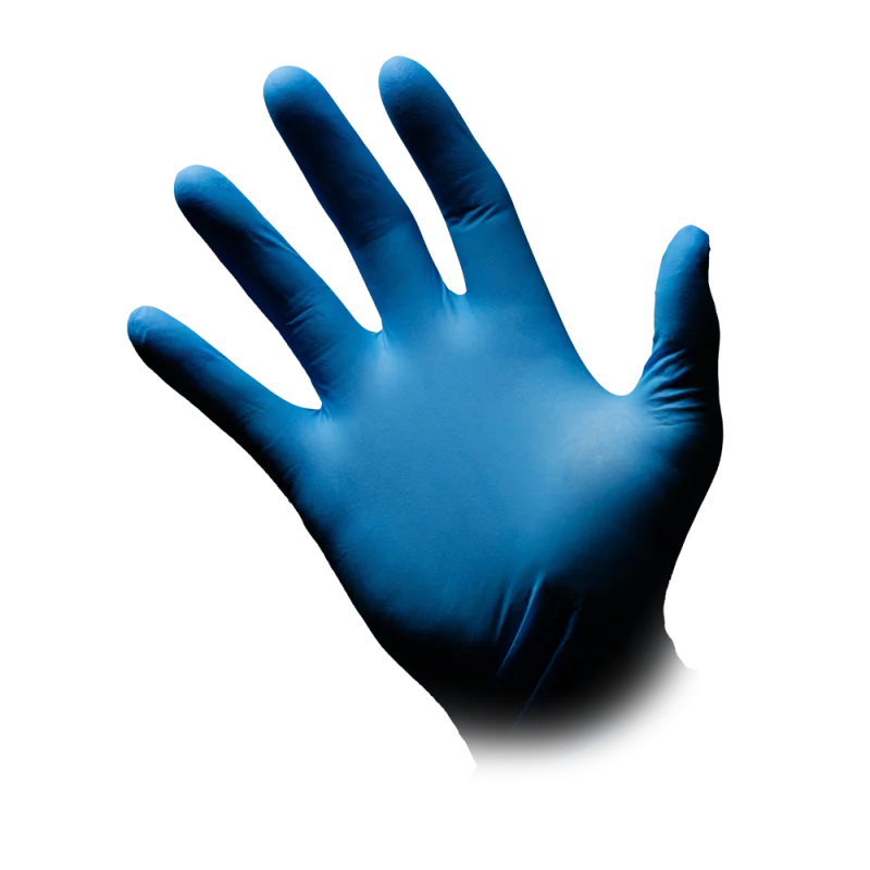 AMPRI-Einwegschutz, Einweg-Nitril-Untersuchungs-Handschuhe, Einmalhandschuhe, BLUE COMFORT, puderfrei, blau, VE = 10 Pkg. á 100 Stück