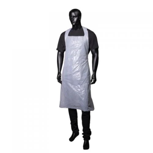 AMPRI-Einwegschutz, Med-Comfort-Einwegschürzen,weiß, glatte Oberfläche, 75 x 125cm, Polyethylen, VE= 10 Boxen á 50 Stück