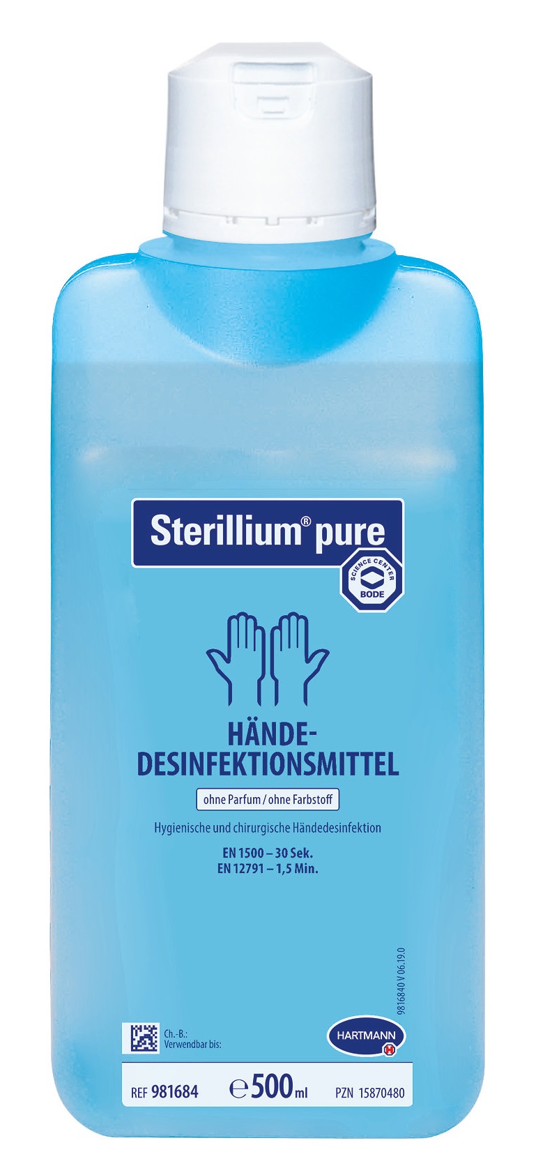 HARTMANN-Sterilium Pure HD, Händedesinfektion, 500 ml