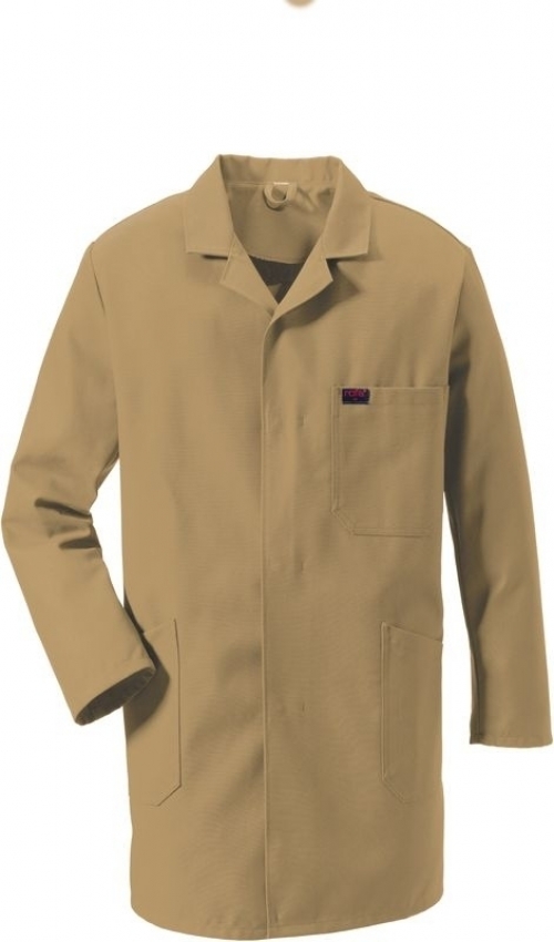 Gr.52 ROFA-Berufsmantel-Kurzform, Arbeitskittel, Super 370, khaki