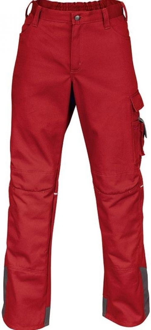 Gr.48 KÜBLER Arbeitshose  Berufshose Bundhose MG 295, mittelrot/anthrazit