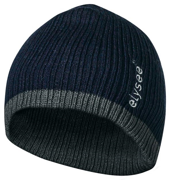 F-ELYSEE-Thinsulate Mütze, *FELIX*, marine/grau abgesetzt 