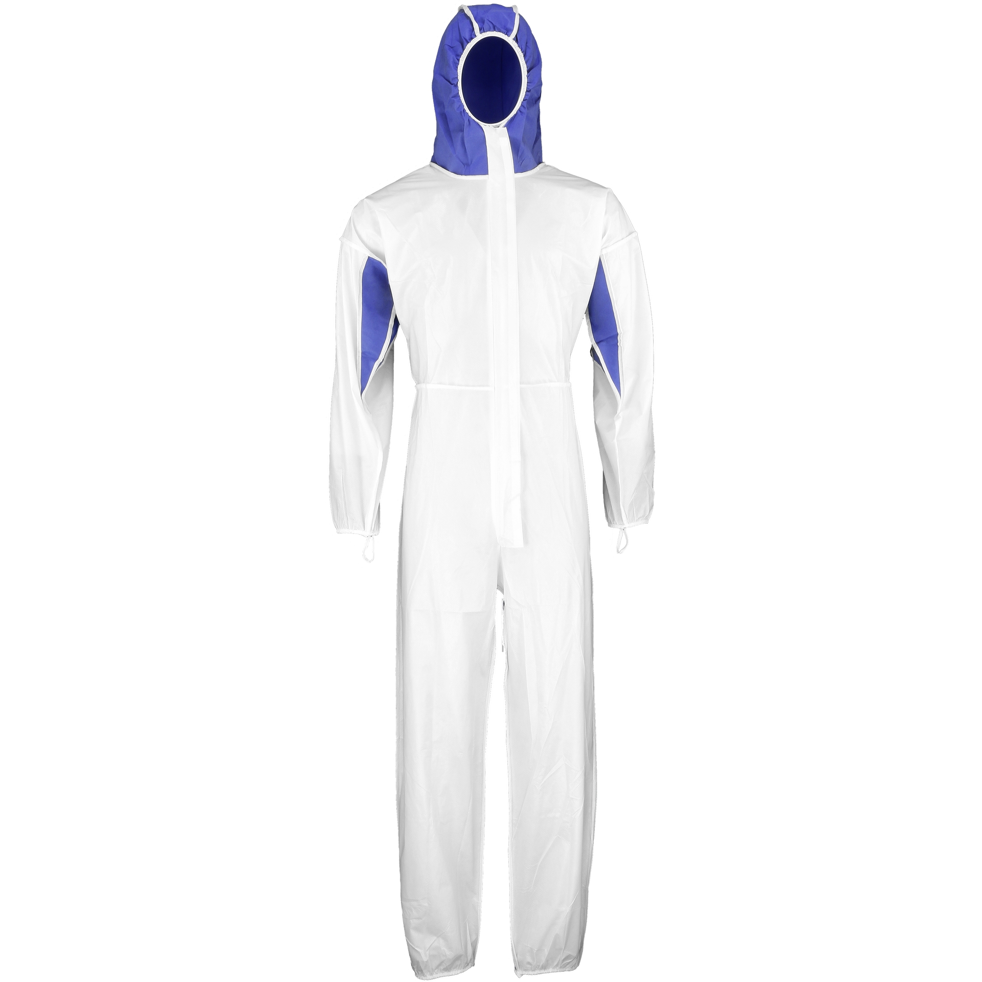 ASATEX-Einwegschutz, Einweg-Overall, Schutzanzug, Einmal-Schutzoverall, CoverStarAir CS650, weiss/blau, VE = 50 Stk.