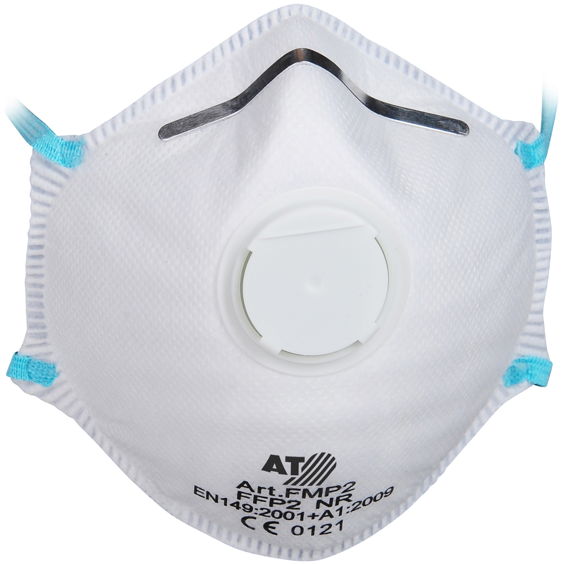 AMPRI-Atemschutz, Feinstaubmaske FFP2 NR D FMP2, weiss, VE = 200 Stk.