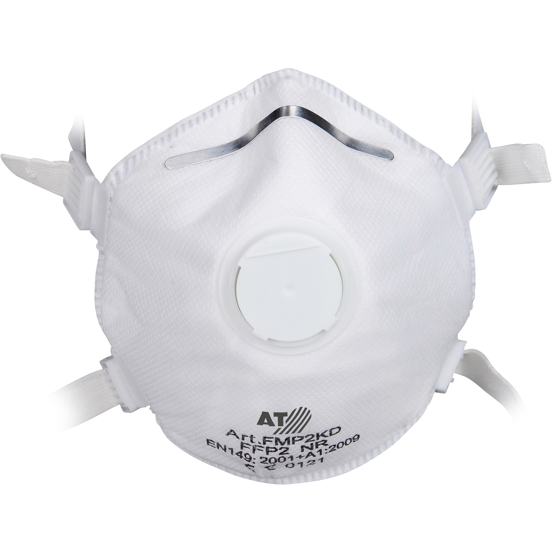 AMPRI-Atemschutz, Feinstaubmaske FFP2 NR D FMP2KD, weiss, VE = 120 Stk.