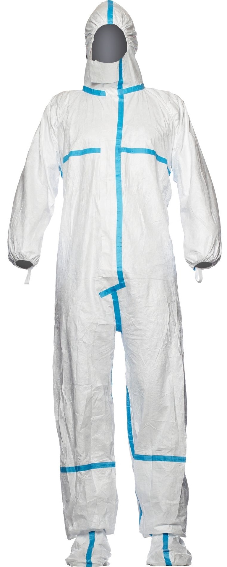 ASATEX-Einwegschutz, TYVEK 600 PLUS CHA5 Einweg-Overall, Schutzanzug, Einmal-Schutzoverall, TTOKVF, weiss, VE = 80 Stk.